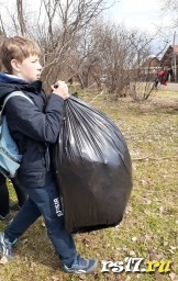 Уборка памятника