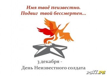 Классный час День Неизвестного солдата Классный час День Неизвестного солдата