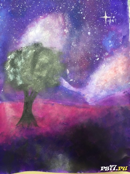 Районный конкурс рисунка &laquo;Удивительный мир космоса&raquo;, 1