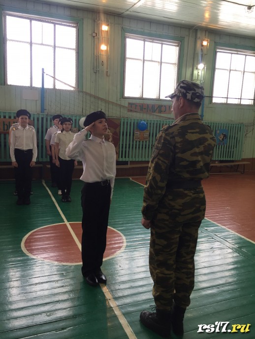 6а класс на конкурсе &laquo;Смотр песни и строя&raquo;, посвящённого Дню Защитника Отечества 1