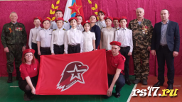 6а класс на конкурсе &laquo;Смотр песни и строя&raquo;, посвящённого Дню Защитника Отечества