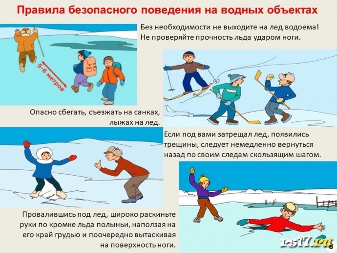 Информация о правилах поведения на водных объектах в зимний период 0